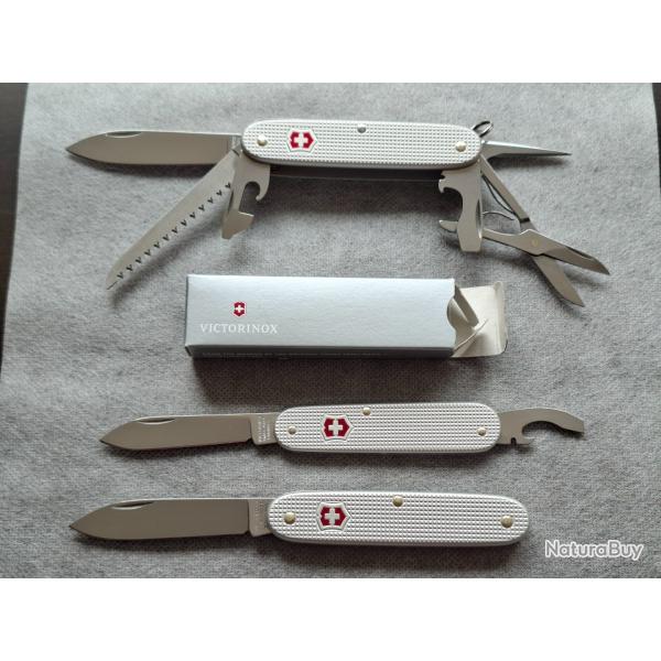 Lot Victorinox Farmer X Alox + Sturdy (Swiss army 1) + Bantam