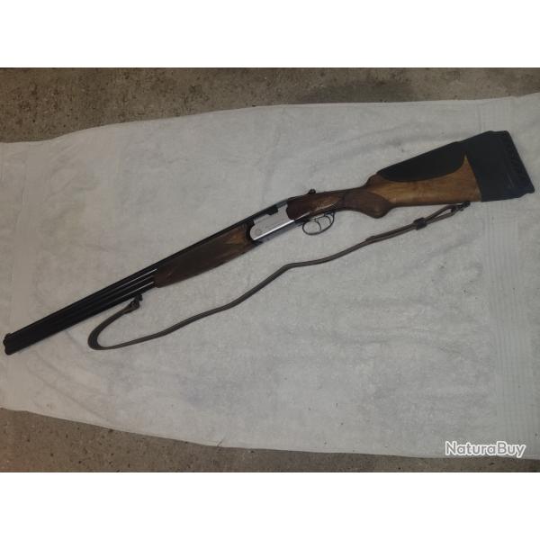 Beretta S 55 Cal 12/70 + Sangle Tourbon cuir + repose joue Beretta et amortisseur de crosse