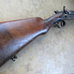 fusil chasse cal 16 St Etienne éprouvé PT poud vive gravé canon intérieur piqué sans jeu bruni passé