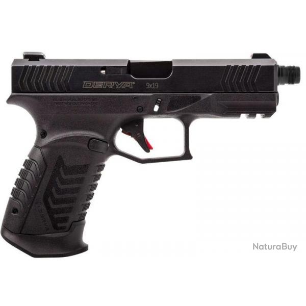 PISTOLET DERYA DY9 CAL 9X19 NOIR OPTIC READY 15 COUPS