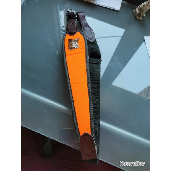Bretelle brode Sanglier