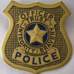 BROCHE ETOILE SHERIFF POLICE OFFICER  - Ref.30