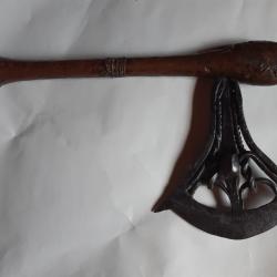 hache de cérémonie BASONGYE Zaire .RDCONGO