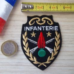écusson collection militaire infanterie insigne tissu