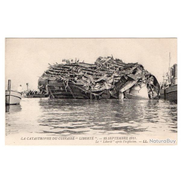 CPA - Marine Militaire -catastrophe de Libert -Toulon 25 Septembre 1911 N3212