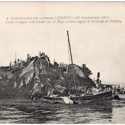 CPA - Marine Militaire -catastrophe de Liberté 25 Septembre 1911 N°3212