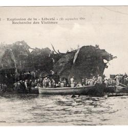 CPA - Marine Militaire -catastrophe de Liberté 25 Septembre 1911 N°3213
