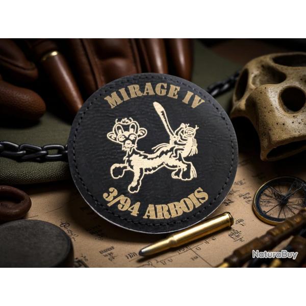 Patch ecusson militaire hommage escadron de bombardement 3/94 Arbois Mirage IV