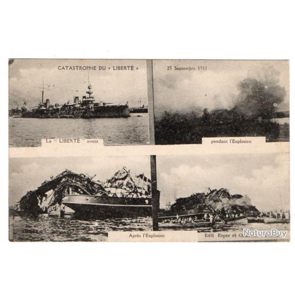 CPA - Marine Militaire - Catastrophe du Liberte 25 Septembre 1911 N3213