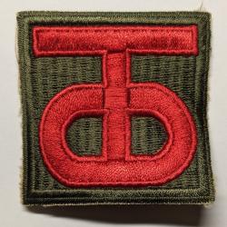 Insigne patch 90 division infanterie US Tough Ombres
