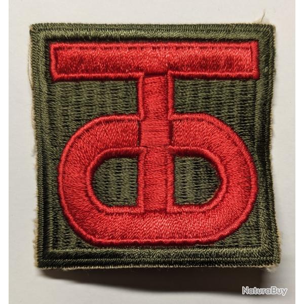 Insigne patch 90 division infanterie US Tough Ombres