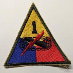 Insigne patch 1 division blindée US Old Ironsides