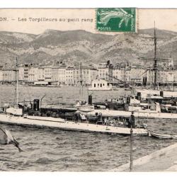 CPA - Marine Militaire - TOULON Torpilleurs d'Escadre au Petit Rang N°3236