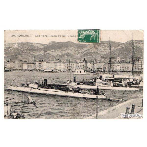 CPA - Marine Militaire - TOULON Torpilleurs d'Escadre au Petit Rang N3236