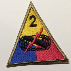 Insigne patch 2 division blindée US Hell on Wheels