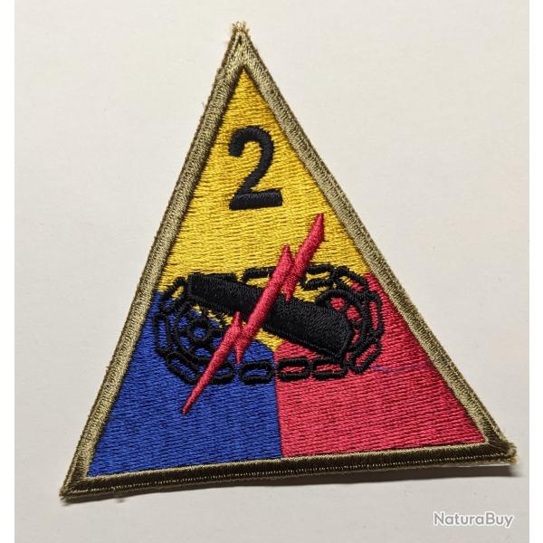 Insigne patch 2 division blinde US Hell on Wheels