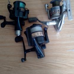 Lot de 3 moulinets carnassiers