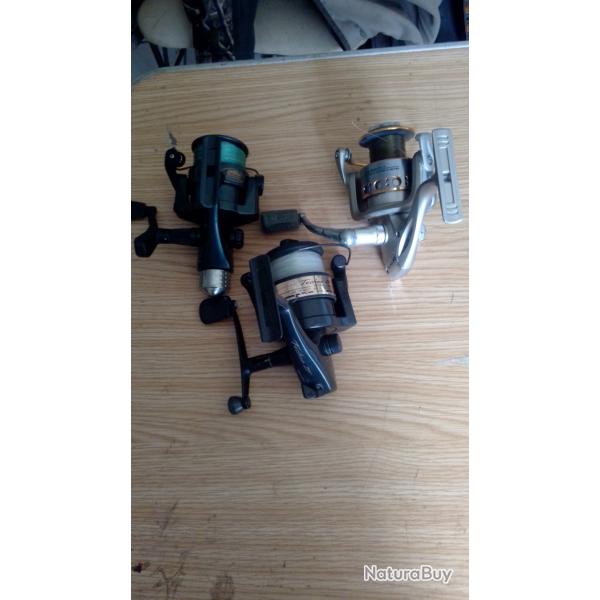 Lot de 3 moulinets carnassiers