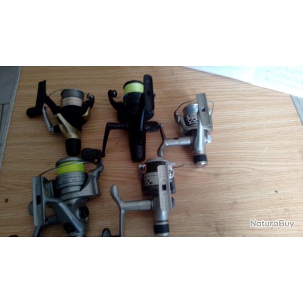 Lot de 5 moulinets divers