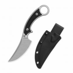 Couteau QSP Viper Lame Acier 10Cr15MoV SW Manche G10 Noir Étui Kydex QS166A1