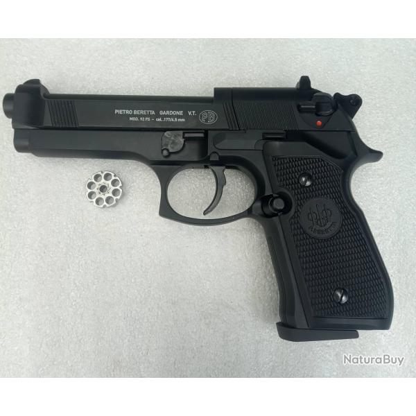 BERETTA 92 FS, vendu en PACK: malette, etc./ Co2, 4,5mm, Cat D