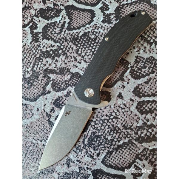 Eafengrow (CH) - Couteau pliant - Lame acier D2 - Manche G10