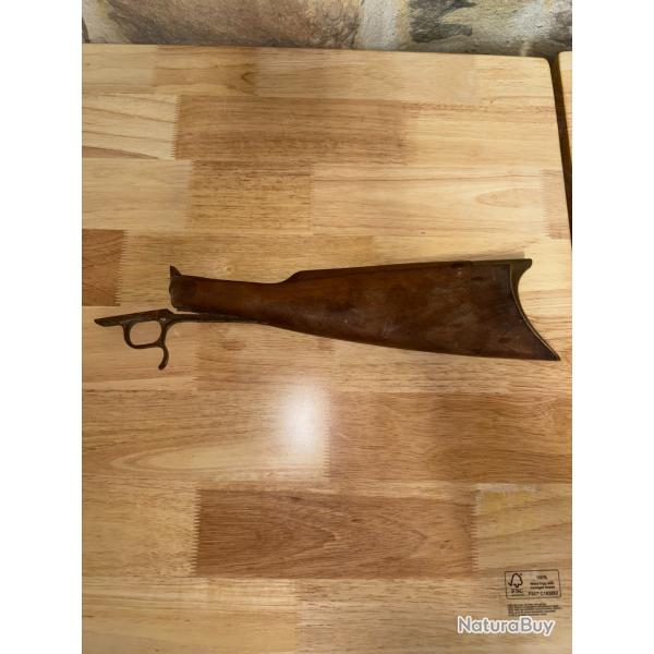 LOT DE 2 CROSSES CARABINE POUR REVOLVER POUDRE NOIRE TYPE COLT