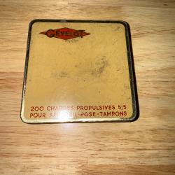 1 boite de 200 cartouches 5.5 mm charges propulsives GEVELOT charge rouge