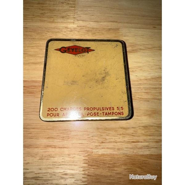 1 boite de 200 cartouches 5.5 mm charges propulsives GEVELOT charge rouge