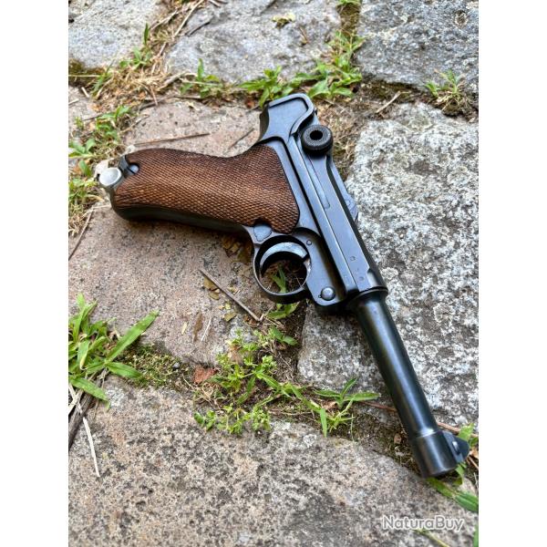 pistolet luger p08 mauser S/42 WW2 de 1936 mono matricule 9X19 9 PARABELLUM TAR