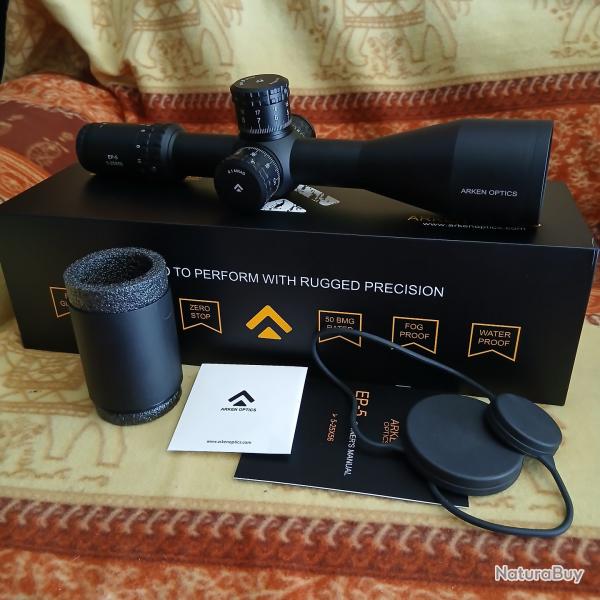 ARKEN Optics - Lunette EP5 5-25X56 FFP MIL VPR avec Zero Stop - Tube 34mm