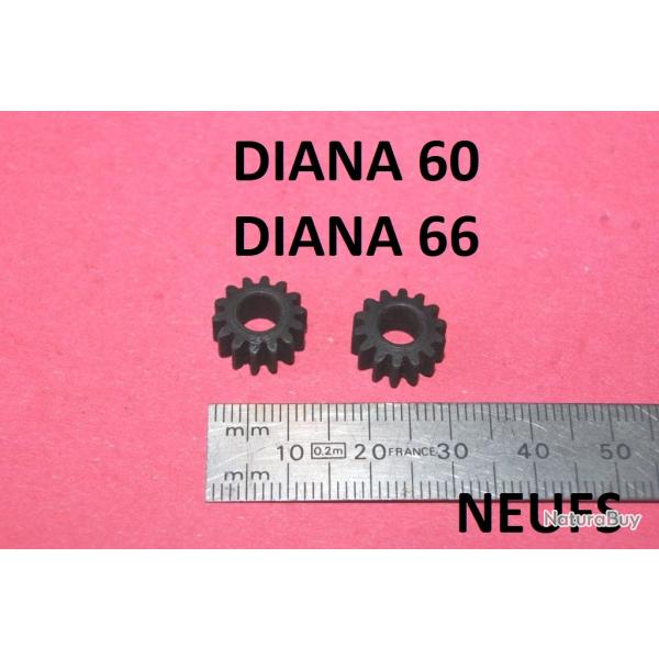 lot de 2 pignons NEUFS de DIANA 60 DIANA 66 - VENDU PAR JEPERCUTE (HUB225)