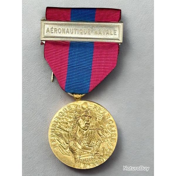 (18.006) Mdaille de la Dfense Nationale - Echelon Bronze - Agrafe Aronautique Navale
