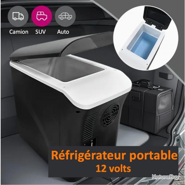 Rfrigrateur portable mini de 7,5 litres pour vhicule - Bote de rfrigration compacte  12 Volts