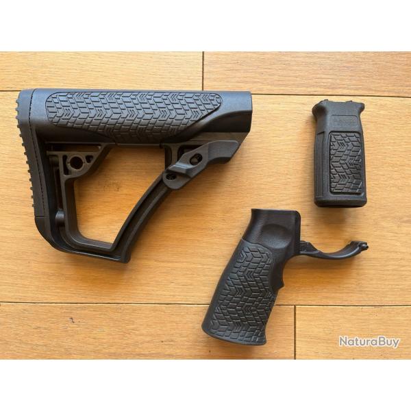 Kit crosse Daniel Defense 3 pices Noir M-Lok - Pour AR15