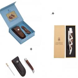 SUPER enchere lot de coffret Laguiole