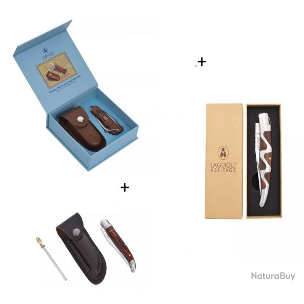 SUPER enchere lot de coffret Laguiole