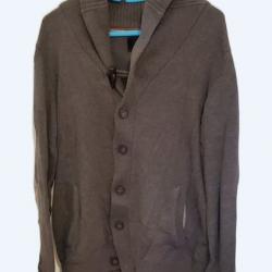 Gilet  Gris cardigan taille L celio outdoor