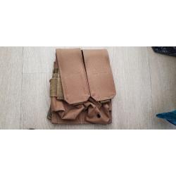 Double Porte chargeurs Molle couleur TAN