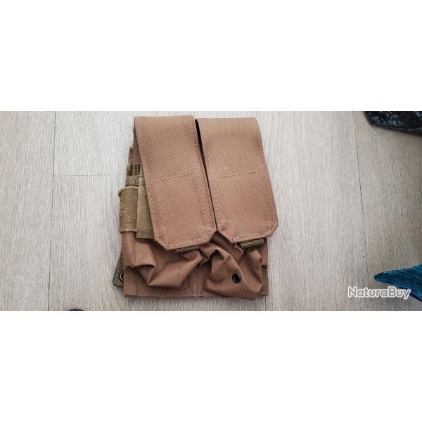 Double Porte chargeurs Molle couleur TAN