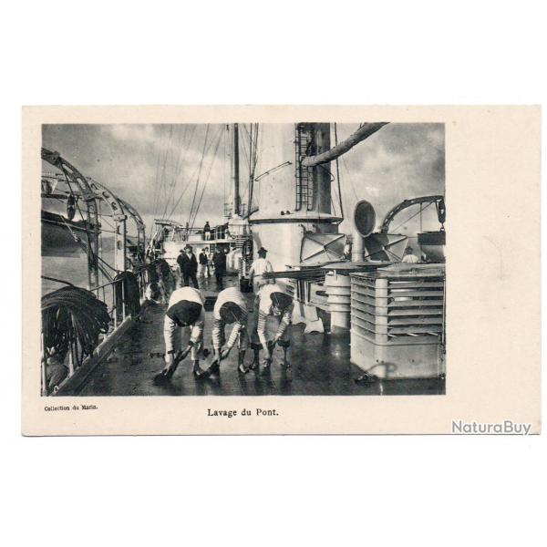 CPA - Marine Militaire- Lavage du Pont N3221