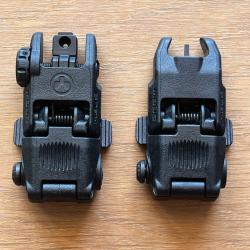 Hausse et Guidon MAGPUL MBUS Gen2 pour AR15 NOIR