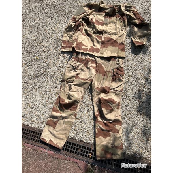 Uniforme opex Mali Vestes et pantalon F3 ZD, camoufle sable arme Franaise