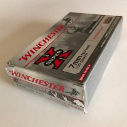 Deux boites de 20 munitions Winchester X Point calibre 7 Rem Mag plus 5 balles