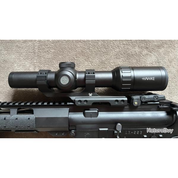 Lunette Hawke Vantage 30 WA IR 1-8x24 Circle Dot