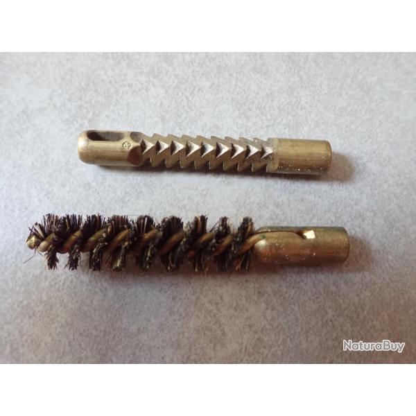 Lot de 2 couvillons pour revolver 1878 suisse