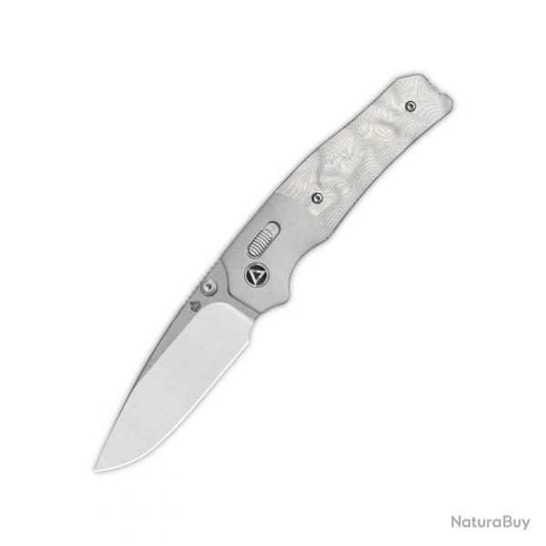 Couteau QSP Vault Glyde Lock Lame Acier 14C28N Manche G10/Alu Clip KIVT QS157E1