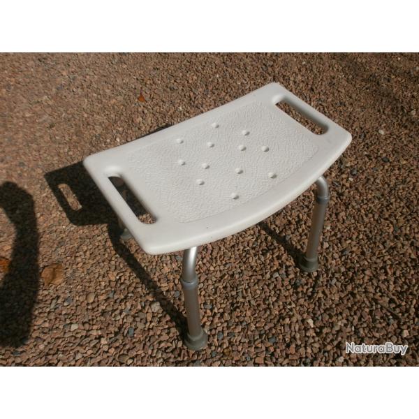 Tabouret reglable plastique et metal