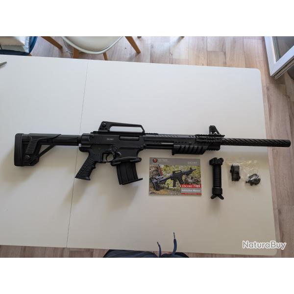 Fusil  pompe Hatsan Escort PX12X neuf avec sa malette.