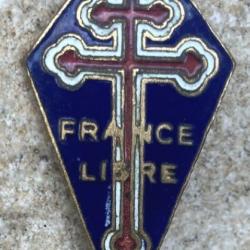 Insigne F.N.F.L France Libre,Fabrication GB WW2